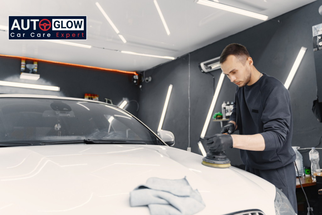 Professional car detailing and polishing service in Abu Dhabi