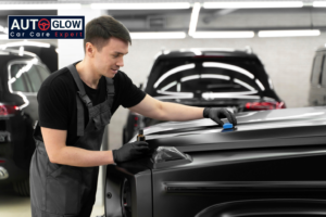 Car with PPF and ceramic coating protection in UAE desert conditions